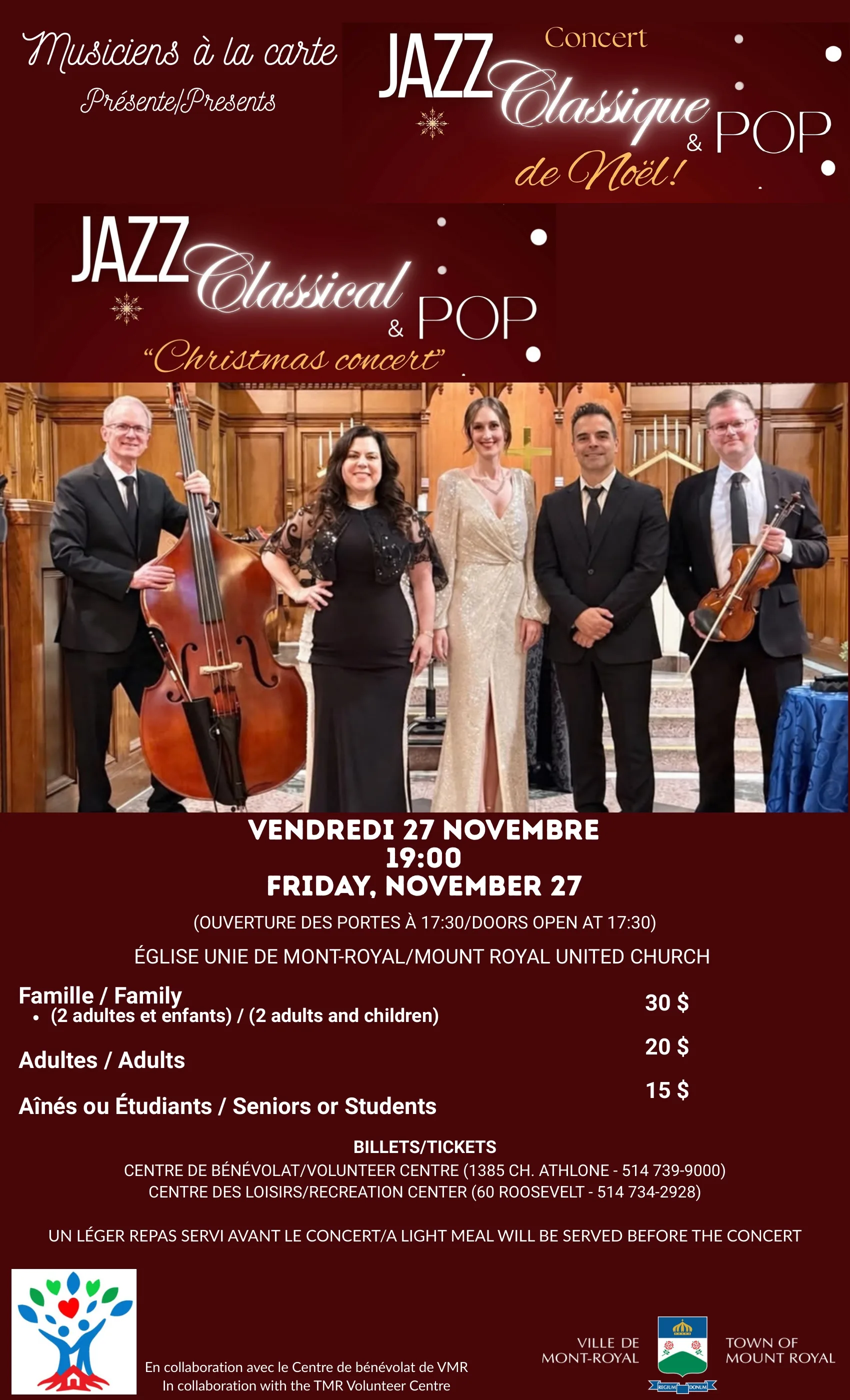 Concert de Noël – Venez chanter la magie des Fêtes avec nous !